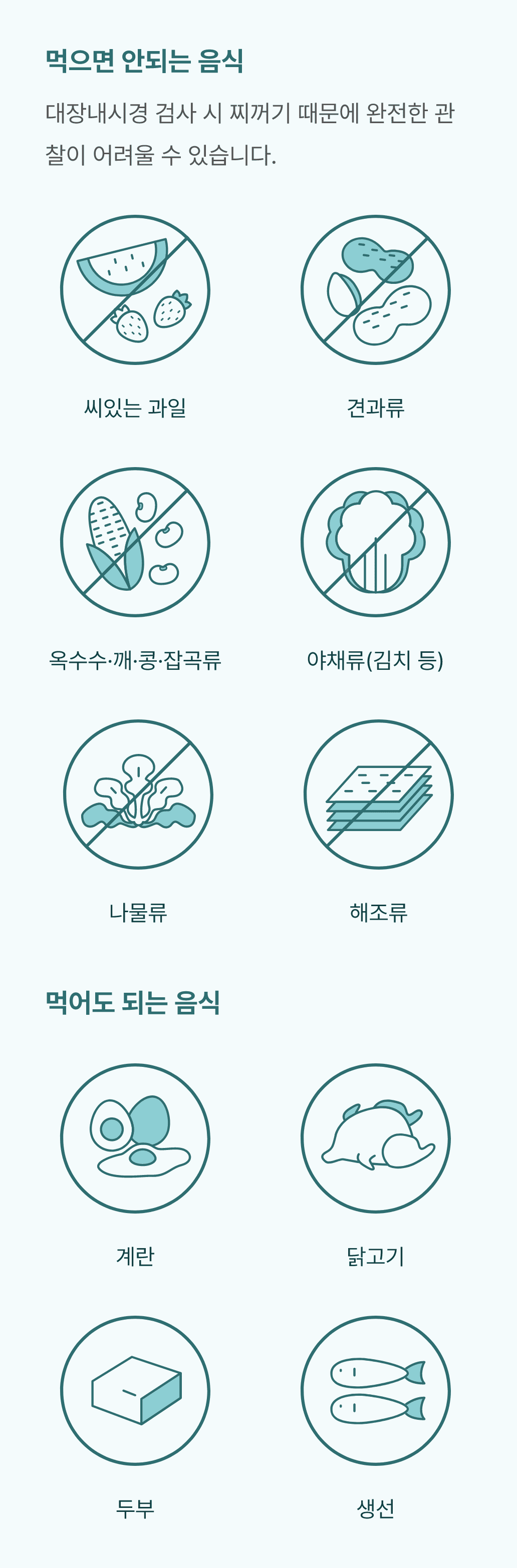 검진 전 유의사항 이미지